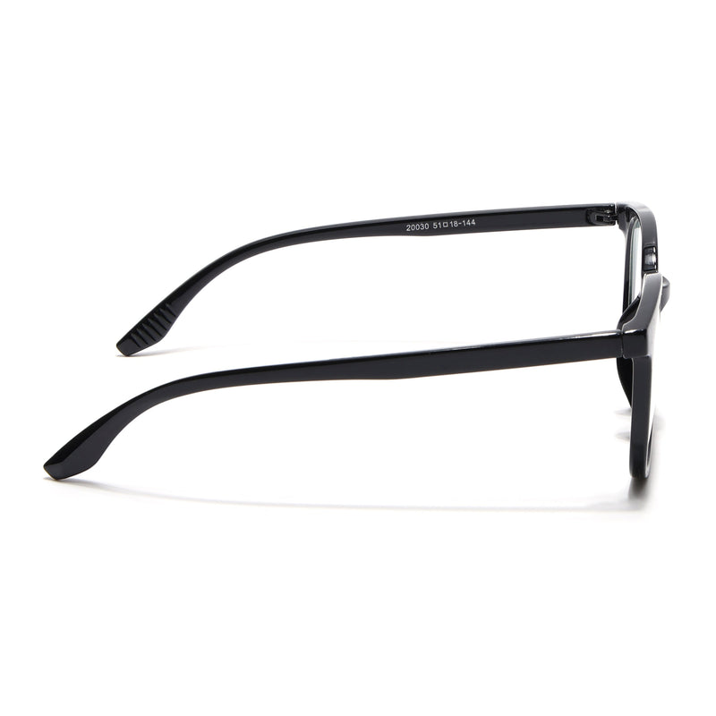 Eyejack Canment Shine Black Round Eyeglasses for Men & Women (CM20030FCL1878-C1)