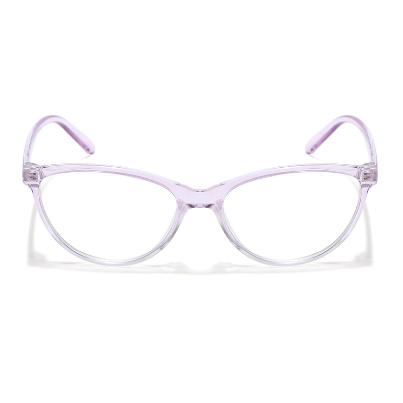 Eyejack Canment Light Purple Cateye Eyeglasses for Women (CM2363FCL1771-C6)
