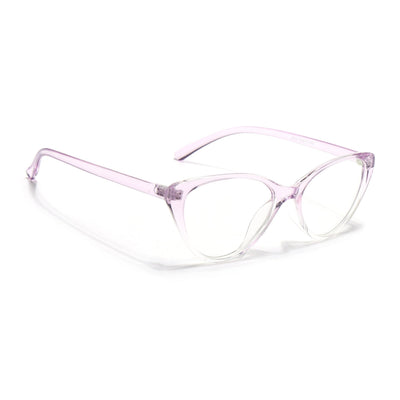 Eyejack Canment Light Purple Cateye Eyeglasses for Women (CM2383FCL1779-C6)