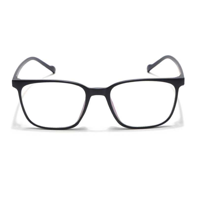 Eyejack Canment Matt Black Square Eyeglasses for Men & Women (CM2475FCL1791-C2)