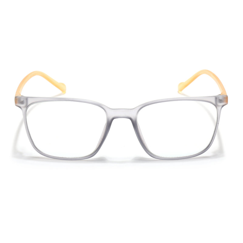 Eyejack Canment Grey Square Eyeglasses for Men & Women (CM2475FCL1793-C4)