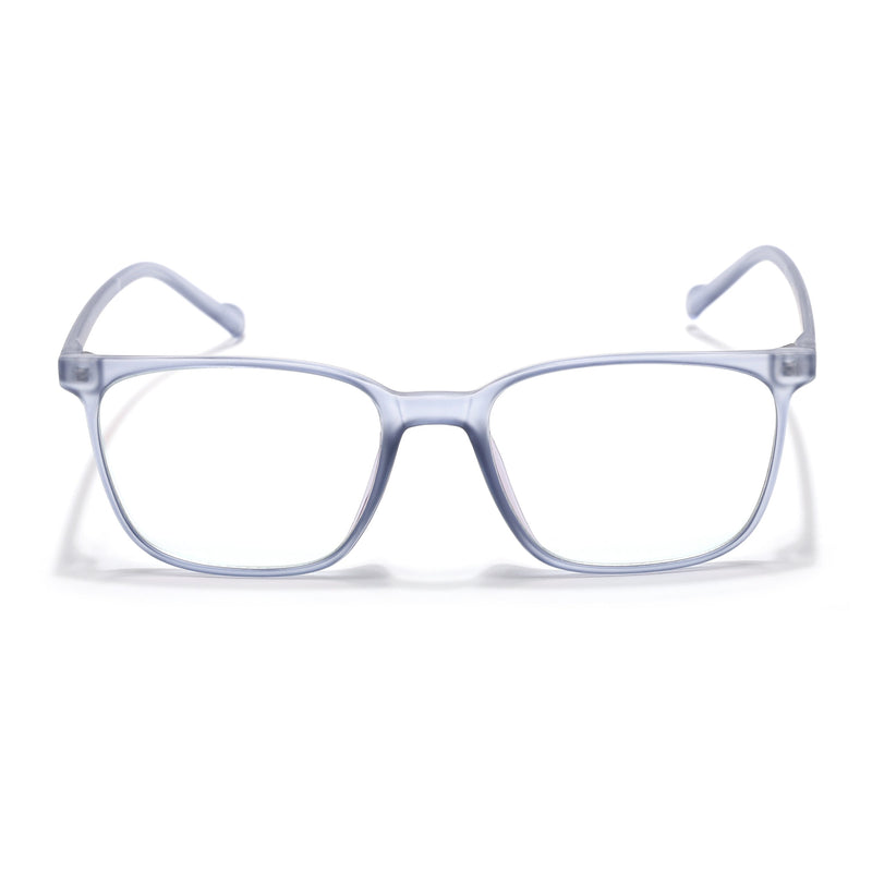 Eyejack Canment Blue Square Eyeglasses for Men & Women (CM2475FCL1796-C7)