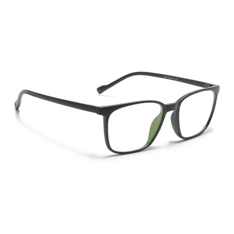 Eyejack Canment Olive Square Eyeglasses for Men & Women (CM2475FCL1797-C8)