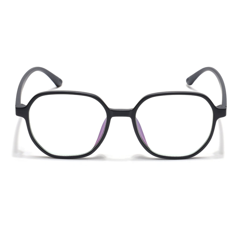 Eyejack Canment Matt Black Round Eyeglasses for Men & Women (CM2503FCL1801-C2)