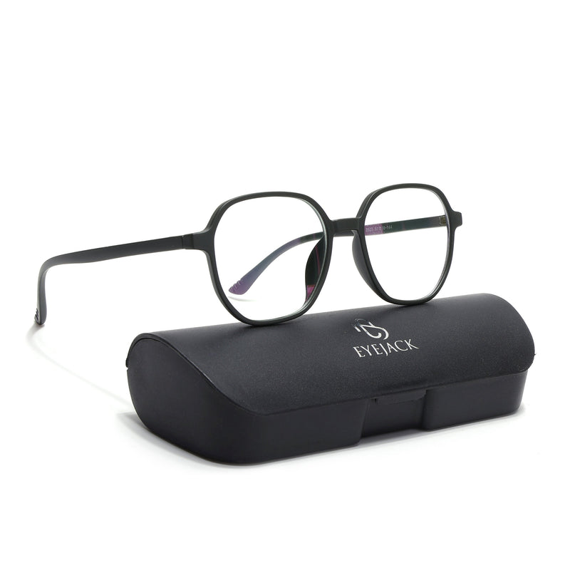 Eyejack Canment Olive Round Eyeglasses for Men & Women (CM2503FCL1807-C8)