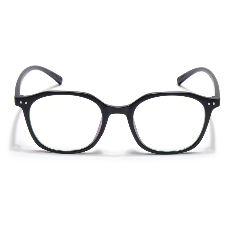 Eyejack Canment Matt Black Square Eyeglasses for Men & Women (CM2506FCL1811-C2)