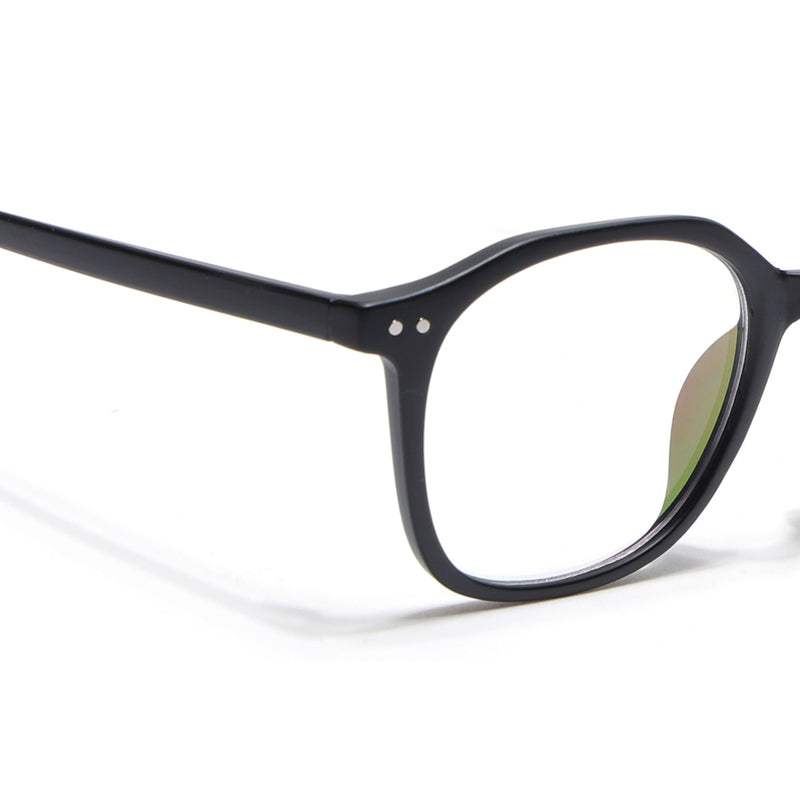 Eyejack Canment Matt Black Square Eyeglasses for Men & Women (CM2506FCL1811-C2)