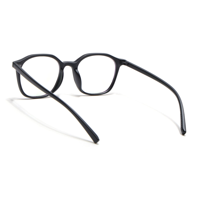 Eyejack Canment Matt Black Square Eyeglasses for Men & Women (CM2506FCL1811-C2)