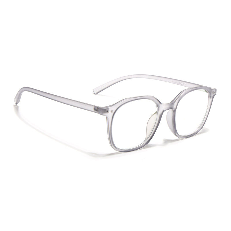 Eyejack Canment Grey Square Eyeglasses for Men & Women (CM2506FCL1812-C3)