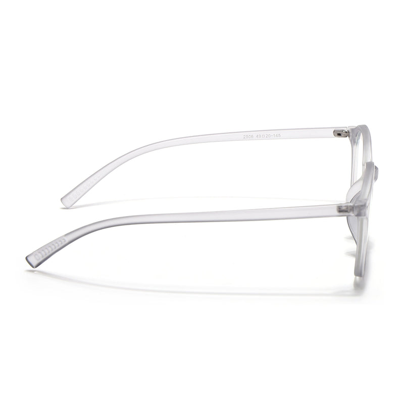 Eyejack Canment Grey Square Eyeglasses for Men & Women (CM2506FCL1812-C3)