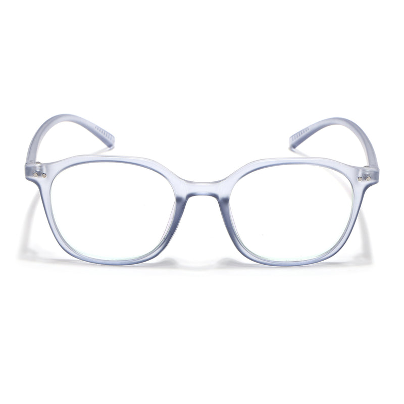 Eyejack Canment Blue Square Eyeglasses for Men & Women (CM2506FCL1816-C7)