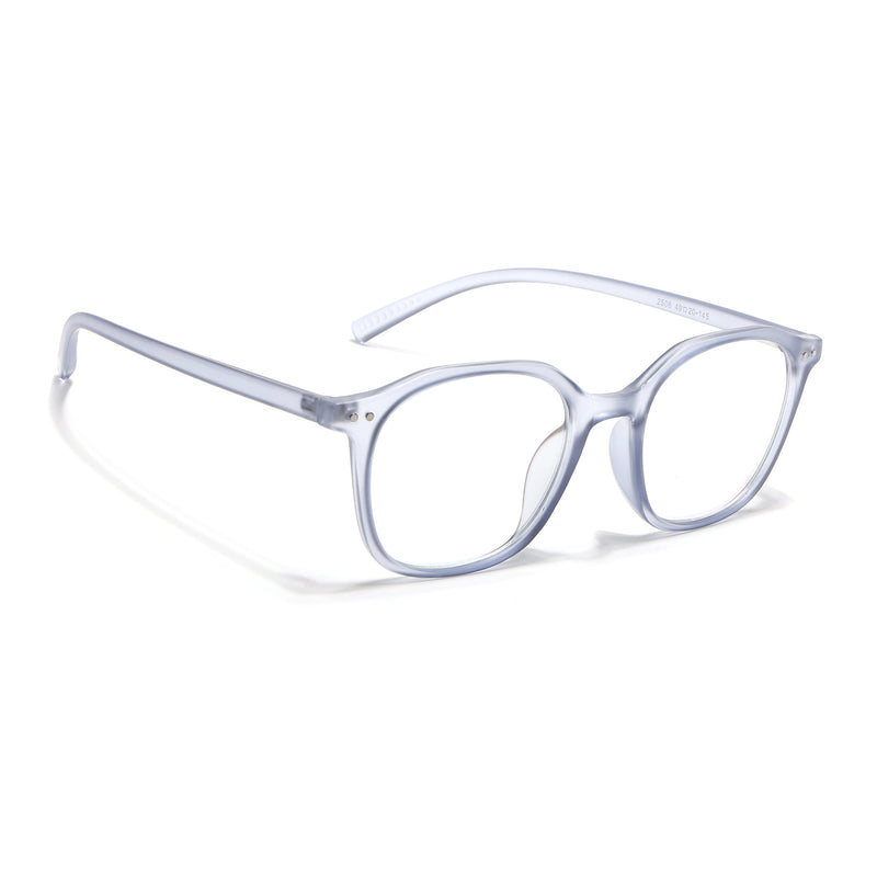 Eyejack Canment Blue Square Eyeglasses for Men & Women (CM2506FCL1816-C7)