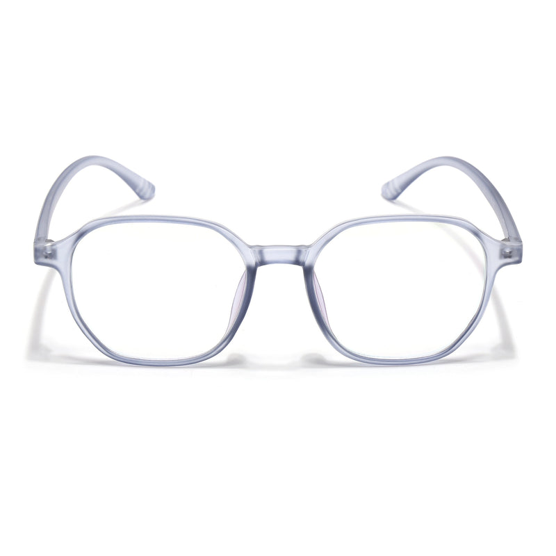 Eyejack Canment Blue Square Eyeglasses for Men & Women (CM2511FCL1826-C7)