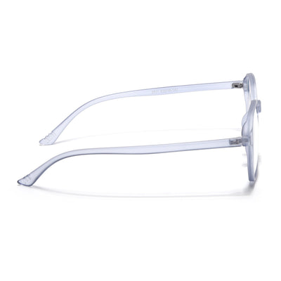 Eyejack Canment Blue Square Eyeglasses for Men & Women (CM2511FCL1826-C7)