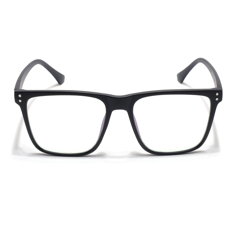 Eyejack Canment Matt Black Wayfarer Eyeglasses for Men & Women (CM28023FCL1909-C2)