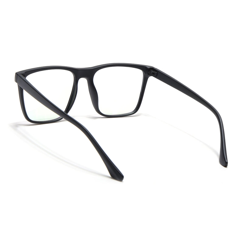Eyejack Canment Matt Black Wayfarer Eyeglasses for Men & Women (CM28023FCL1909-C2)