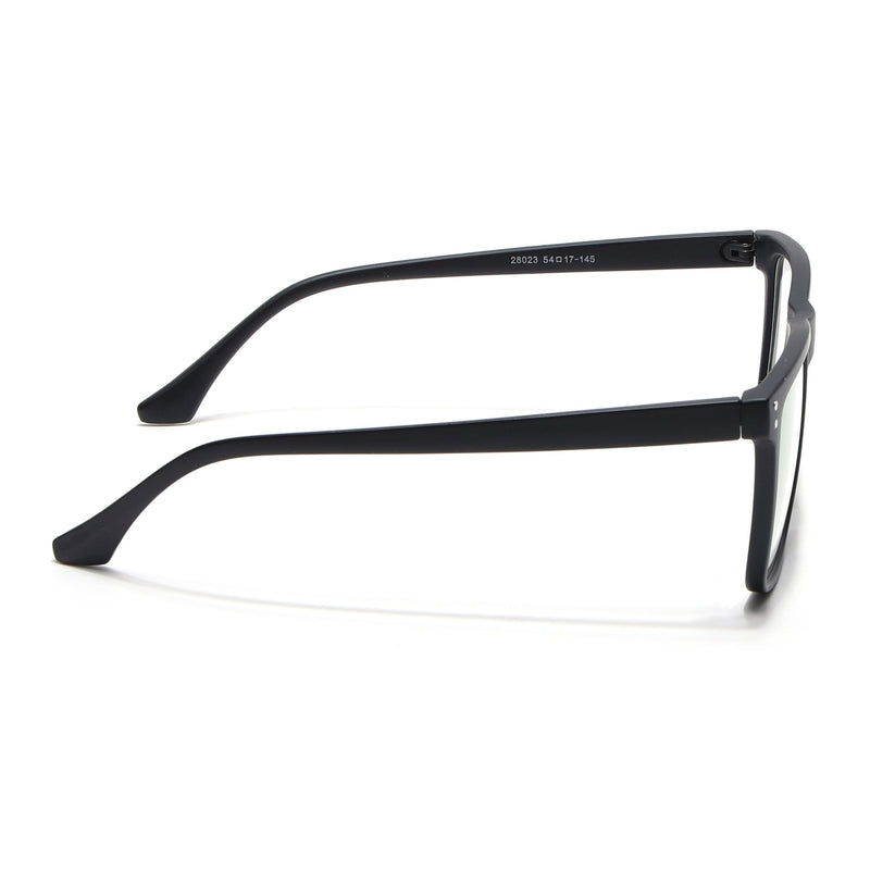 Eyejack Canment Matt Black Wayfarer Eyeglasses for Men & Women (CM28023FCL1909-C2)