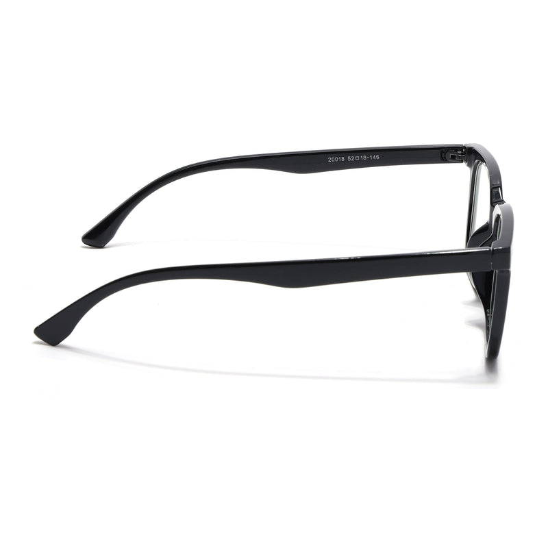 Eyejack Canment Black Cateye Eyeglasses for Women (CM28024FCL1918-C1)
