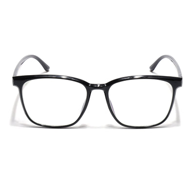 Eyejack Canment Shine Black Wayfarer Eyeglasses for Men & Women (CM28030FCL1926-C1)