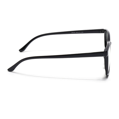 Eyejack Canment Shine Black Wayfarer Eyeglasses for Men & Women (CM28030FCL1926-C1)