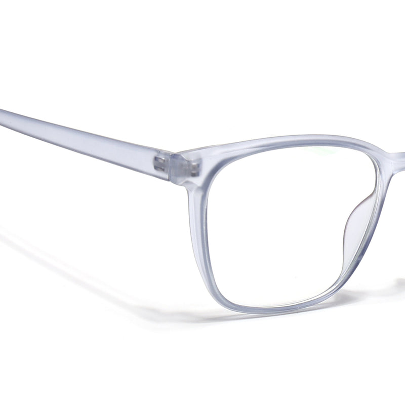 Eyejack Canment Blue Wayfarer Eyeglasses for Men & Women (CM28030FCL1932-C7)