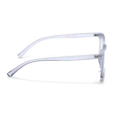 Eyejack Canment Blue Square Eyeglasses for Men & Women (CM28060FCL1942-C7)