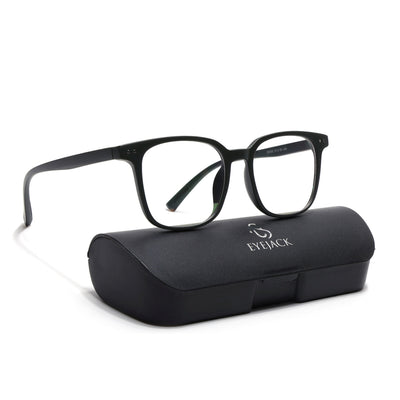 Eyejack Canment Olive Square Eyeglasses for Men & Women (CM28060FCL1943-C8)