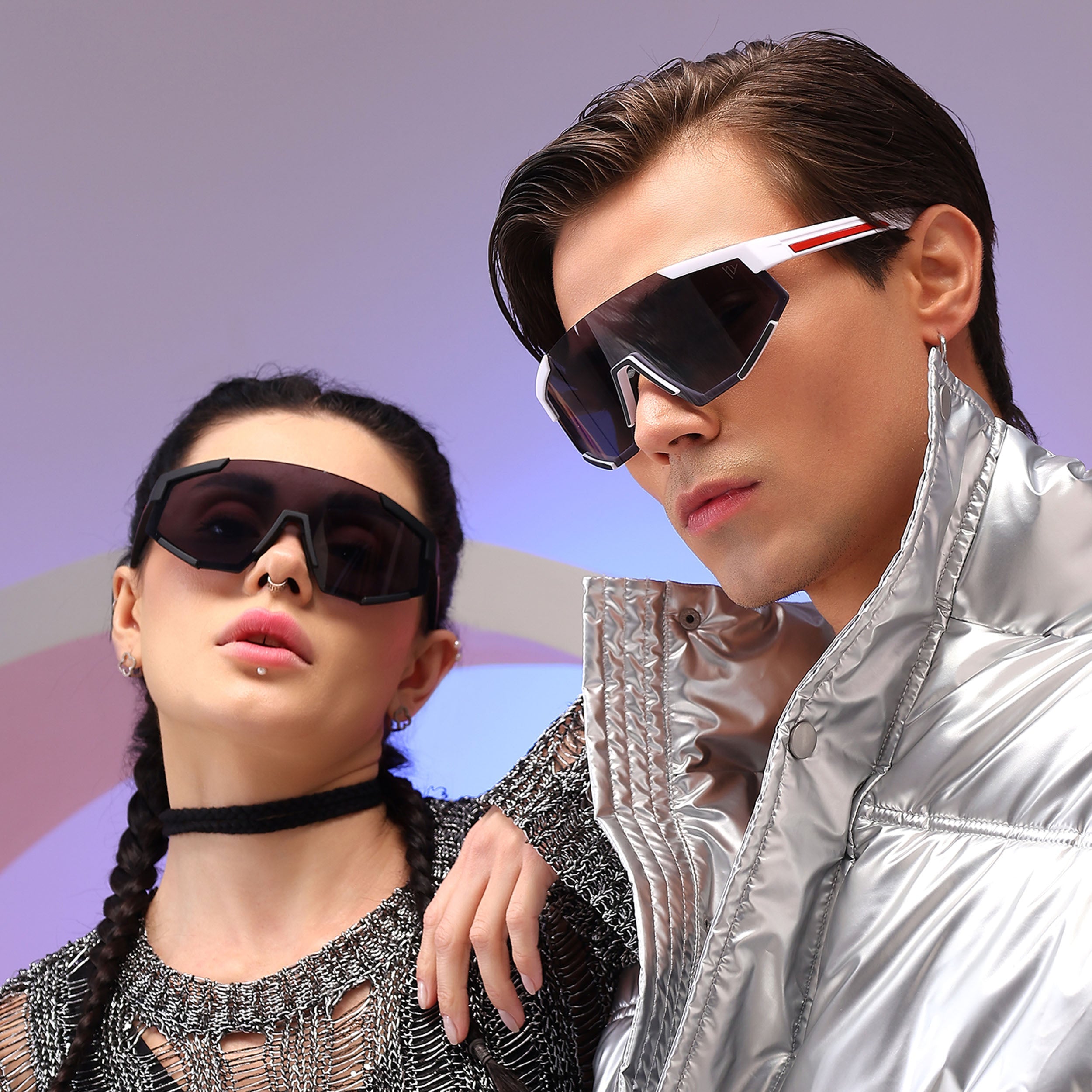 Drift Sunglasses (Black Lens | White Frame - MG5217)