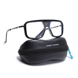 Voyage Ranger I Black & Grey Wayfarer Eyeglasses for Men & Women (D22MG5257-C1)