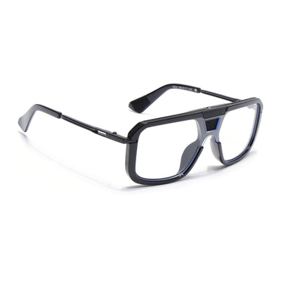 Voyage Ranger I Black Wayfarer Eyeglasses for Men & Women (D22MG5259-C3)