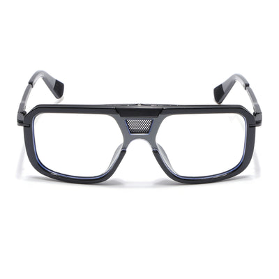 Voyage Ranger I Black Wayfarer Eyeglasses for Men & Women (D22MG5259-C3)