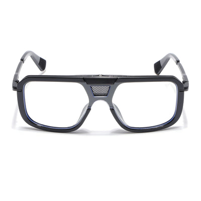 Voyage Ranger I Black Wayfarer Eyeglasses for Men & Women (D22MG5259-C3)