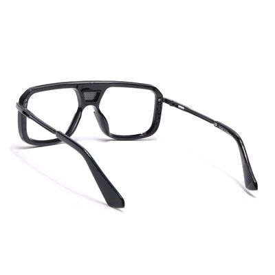 Voyage Ranger I Black Wayfarer Eyeglasses for Men & Women (D22MG5259-C3)