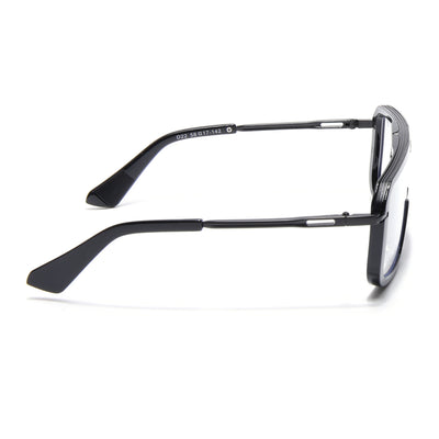 Voyage Ranger I Black Wayfarer Eyeglasses for Men & Women (D22MG5259-C3)