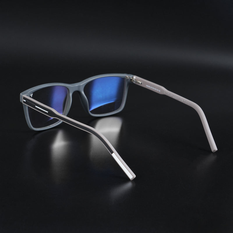 Voyage Rush Grey Square Eyeglasses for Men & Women (VG9004MG5430-C4)