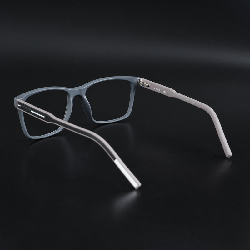 Voyage Rush Grey Square Eyeglasses for Men & Women (VG9004MG5430-C4)
