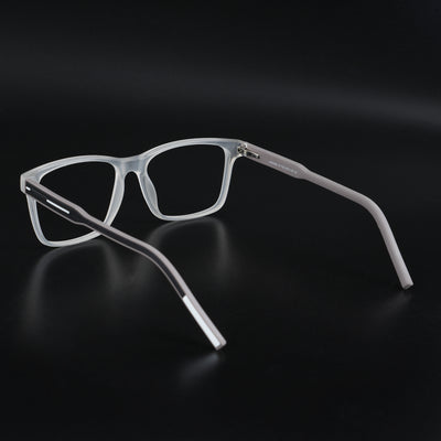Voyage Rush Matt Transparent Square Eyeglasses for Men & Women (VG9004MG5428-C2)