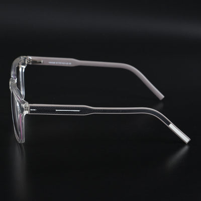Voyage Rush Transparent Square Eyeglasses for Men & Women (VG9004MG5432-C6)