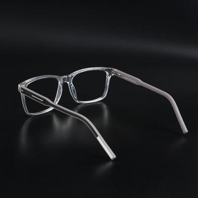 Voyage Rush Transparent Square Eyeglasses for Men & Women (VG9004MG5432-C6)