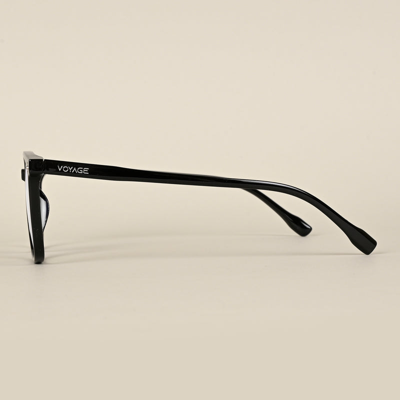 Voyage Air Black Square Eyeglasses for Men & Women (TR85230MG4695-C1)