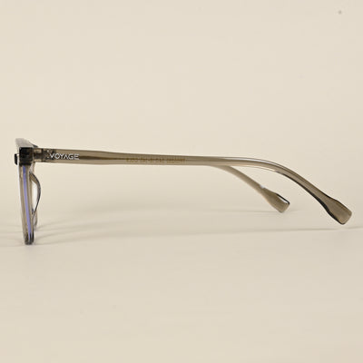 Voyage Air Transparent Olive Square Eyeglasses for Men & Women (TR85230MG4699-C6)