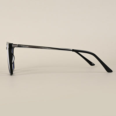 Voyage Black Wayfarer TR Clip-On Polarized Sunglasses for Men & Women (2181PMG4657-C1)
