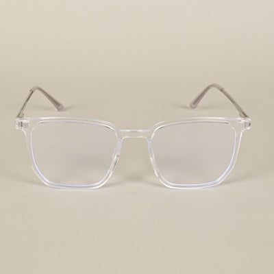 Voyage Transparent Wayfarer TR Clip-On Polarized Sunglasses for Men & Women (2181PMG4658-C2)