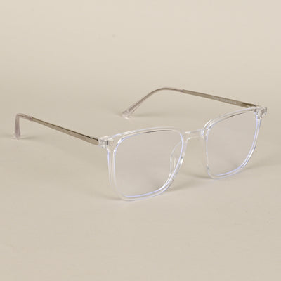 Voyage Transparent Wayfarer TR Clip-On Polarized Sunglasses for Men & Women (2181PMG4658-C2)