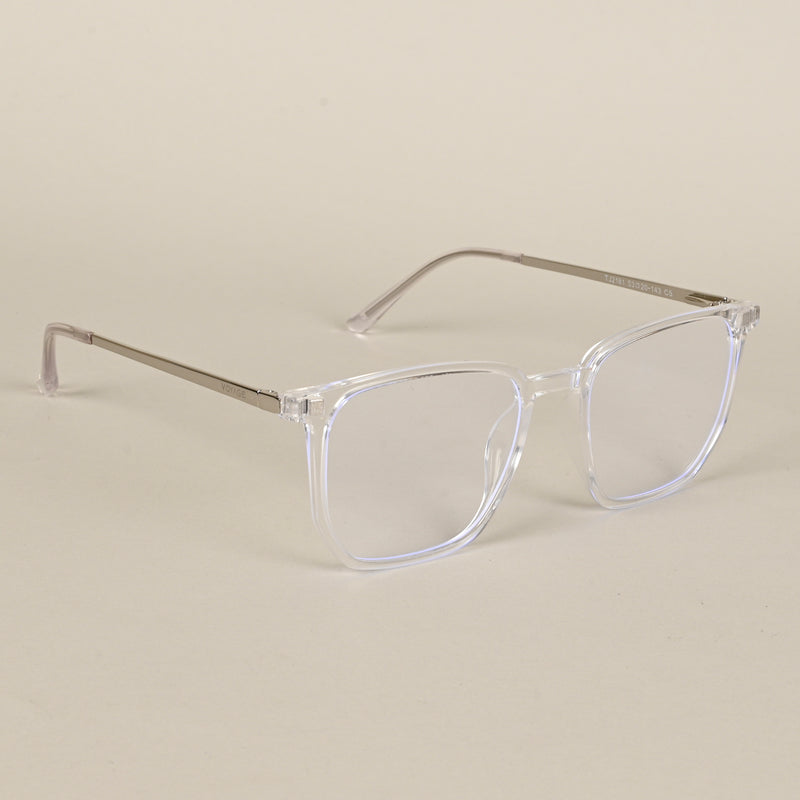 Voyage Transparent Wayfarer TR Clip-On Polarized Sunglasses for Men & Women (2181PMG4658-C2)