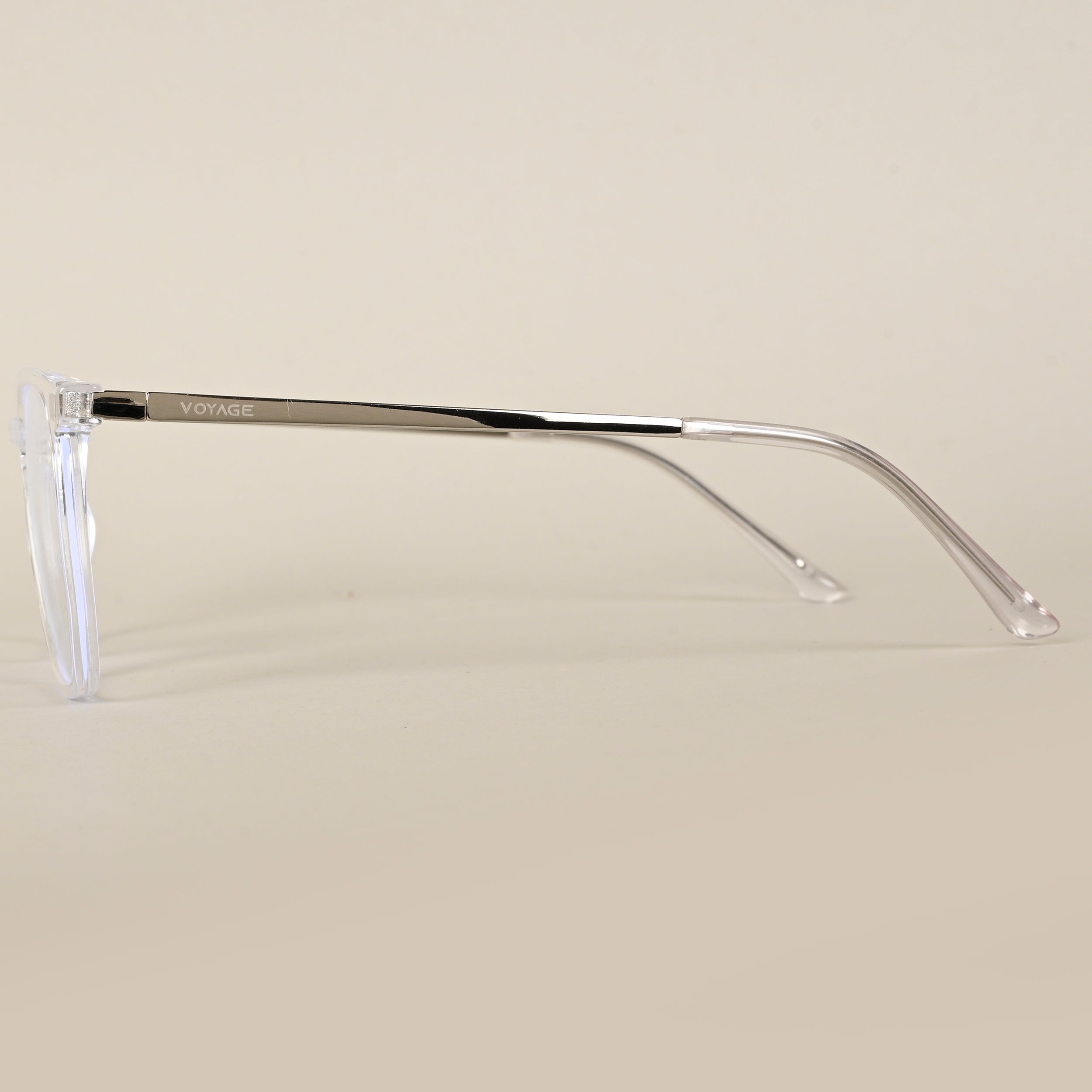 Voyage Transparent Wayfarer TR Clip-On Polarized Sunglasses for Men & Women (2181PMG4658-C2)