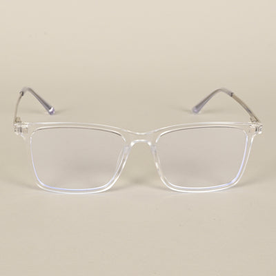 Voyage Transparent Wayfarer TR Clip-On Polarized Sunglasses for Men & Women (2185PMG4666-C2)