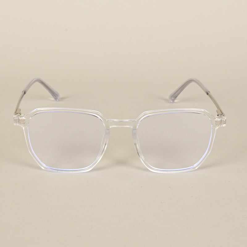 Voyage Transparent Wayfarer TR Clip-On Polarized Sunglasses for Men & Women (2184PMG4664-C2)