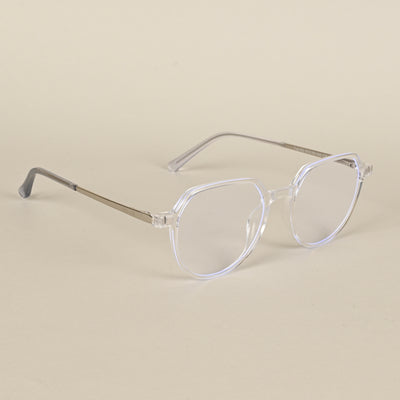 Voyage Transparent Wayfarer TR Clip-On Polarized Sunglasses for Men & Women (2182PMG4660-C2)