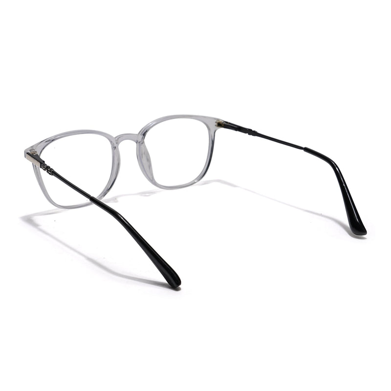 EyeJack Transparent Round Eyeglasses for Men & Women (TR85610GE1700-C2)